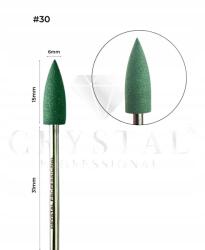 Crystal Professional Szilikon Polírozó Maró Crystal Professional #30 (kicsi, Zöld) (FZ-30)