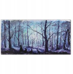 Coloray Vászon falikép Erdő tél hó 100x50 cm (010030010010000017547)