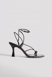 NA-KD Fekete Magassarkú Szandál Ökológiai Na-kd 38 (1055-001348-0002)