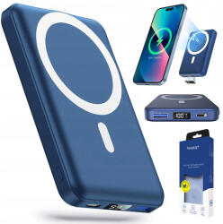 DIAWAY Powerbank Usb-c Power Mah Bank Pd Usb Qc Gyors 10000MAH Töltés 20W Led (MAGSAFE USB-C 20W PD LED MAGNETYCZNY 10000MAH)