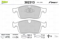 Valeo Fékbetétek First 302313/VAL