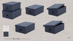 Bigso Boston Box, 2db-os doboz szett, belső méretek: W23, 8×D32, 8×H13, 5cm/W21, 8×D31×H13cm (111781430)