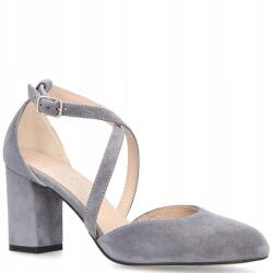 Kotyl Tánccipő bőrből Kotyl 7075 Szürke 37 (KOTYL 7075 SZARY ZAMSZ)