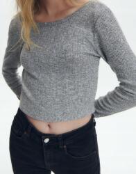 Reserved IC41204 Hosszú Ujjú Felső Szürke Fűzős Hátú Viszkóz S