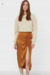 Stradivarius Szatén Fodros Szoknya (L) (269311)