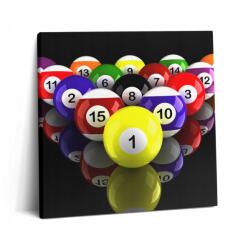 Wallfluent Vászon Falikép Canvas Hobbi Hálószoba Biliárd 60x60 cm (010030010270000075041)