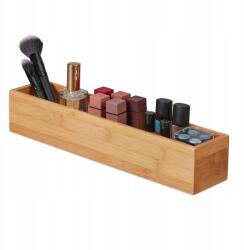 Relaxdays Hosszúkás bambusz tároló doboz (10032160)