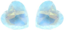 SZÍVECSKE bedugós fülbevaló (mocha lake blue) (2023092902)