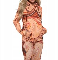 GUESS női pulóver kapucnival és kenguruzseb mintával, S-es méret (V2BQ00KBZ0 P52B)