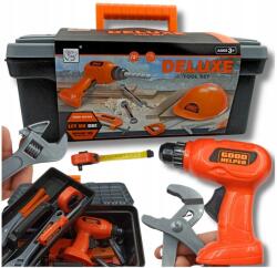 LEAN Toys Barkács Készlet Szerszámosláda Fúrógép (12591)