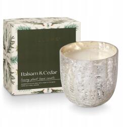 Bloomingville Illume Balzsam&cedar szója illatgyertya üvegben 235 g 40 óráig (644911016028)