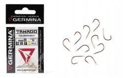Germina Hook Tanago Gold No. 11 - Horgok horgászathoz arany 10 db (HTA-11-G-KPL)