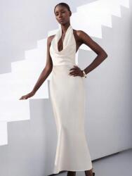 Shein IC63306 Shein Szatén Elegáns Ruha Maxi Lezser Nyakkivágással (39) L