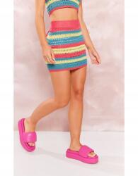 Prettylittlething Színes Mini Szoknya (M) (565289)