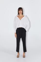 ZARA Fekete 7/8-OS Nadrág Megkötős Pánttal (L) (386422)