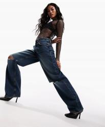 Asos Design Kék Lyukacsos Farmernadrág (26/32) (568551)