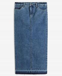 Bonprix 46-OS Cipzáras MIDI Farmerszoknya