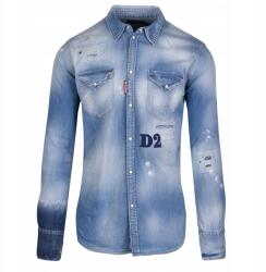 Dsquared2 férfi ing D2 Denim jeans póló eredeti IT50/L (S74DM0494)