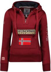 Geographical Norway hanorac pentru femei GYMCLASS LADY Claret L