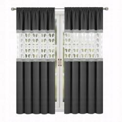  3D mintával díszített strassz szalagfüggöny. 145/250 cm (FN LEN YH3 ZT)