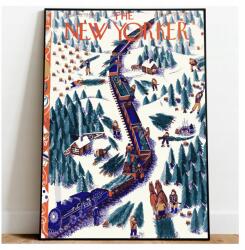  Karácsonyi borító The New Yorker Poszter A3 (Plakat Okładka Magazynu The New Yorker)