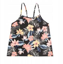 Roxy Virágmintás vállpántos Roxy póló kislányoknak pamutból 12 éves korig (ERGKT03190 KVJ7)