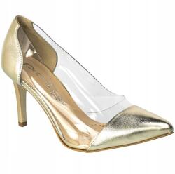 Prestige Arany Czółenka Prestige 2214 Magassarkú Természetes Bőr Szilikon MÉRET36 (2010000452752-36)