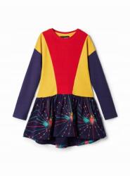Desigual Színes Hosszú Ujjú Ruha (9-10L) (592693)