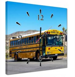 ZeSmakiem Órák 30x30 Sárga iskolabusz (H10347Z_Z1AI_30x30cm AZ)