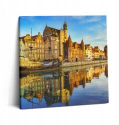 Wallfluent Canvas Vászonkép Falra Művészet Otthonra Gdańsk Pillangó 60x60 cm (010030010270000074561)