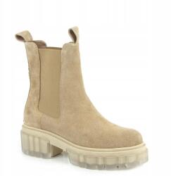 Carinii B8484 Tavaszi Bakancs Velúr Bőr Bézs 38 (B8484-O17-000-000-F18)