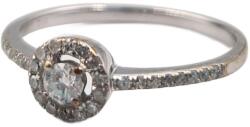  Arany eljegyzési gyűrű gyémánttal méret14
