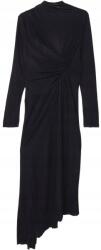 Victoria Beckham Fluid Drape Fekete Dzsörzé Ruha méret 32 (1124JFR005085A)