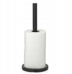 Kela WC-papír tartó Carta fém fekete 37, 0cm 15, 0cm (KL-22825)