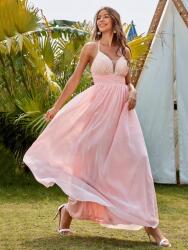 Shein ZC51106 Shein Chiffon Ruha Csipke Vállpántokkal (31) 44