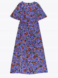 Influence Fekete Ruha Maxi Floral Print (38) (489456)