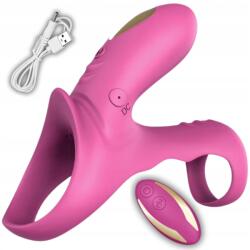 Boss Series Vibráló Erekciós Gyűrű A Csikló Ejakulációjának Késleltetésére (WIBRUJĄCA nakładka PIERŚCIEŃ EREKCYJNY MOCNY)