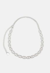 Aldo Hulun Öv, silver/clear multi, fém, 75cm, díszítő kavicsok (16709859)