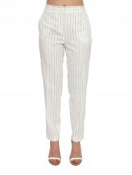 Liu Jo Fehér Csíkos Mintás Nadrág (2XL) (391159)