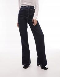 Topshop Sötétkék Egyenes Farmernadrág (40) (567678)