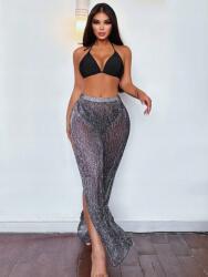 Shein T43301 Shein Átlátszó Díszített Strandnadrág (25) XL