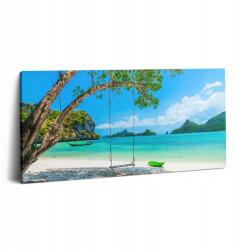 Wallfluent Vászonkép Edzőterembe Prémium Napsütötte sziget Thaiföldön 100x50 (010030010010000076027)