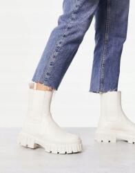 Stradivarius Ekrü Bebújós Platform Bakancs (39) (567619)