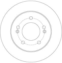 TRW DF6144 féktárcsa (1db)
