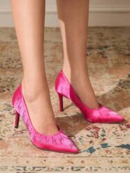 Shein Rózsaszín Bebújós Strasszos Magassarkú Cipő (38) (587221)