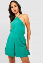 Boohoo Zöld Hátkivágott Overál, Size 38 (GZZ39094-130)