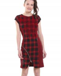 Desigual Kétszínű Ruha Kockás (XL) (590042)