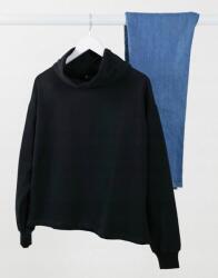 Fekete Pamut Női Pulóver Basic