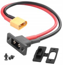 Yunique XT90E-M XT90 apa XT90 apa kábel, 30 cm, 10 Awg, aranyozott, válaszfalas rögzítéssel (B0FRF4WBXH)