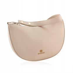 Betlewski női névjegykártyatartó kézitáska vízszintes válltáska öko bőr névjegykártyatartó croissant (BTJ-15 BEZ)